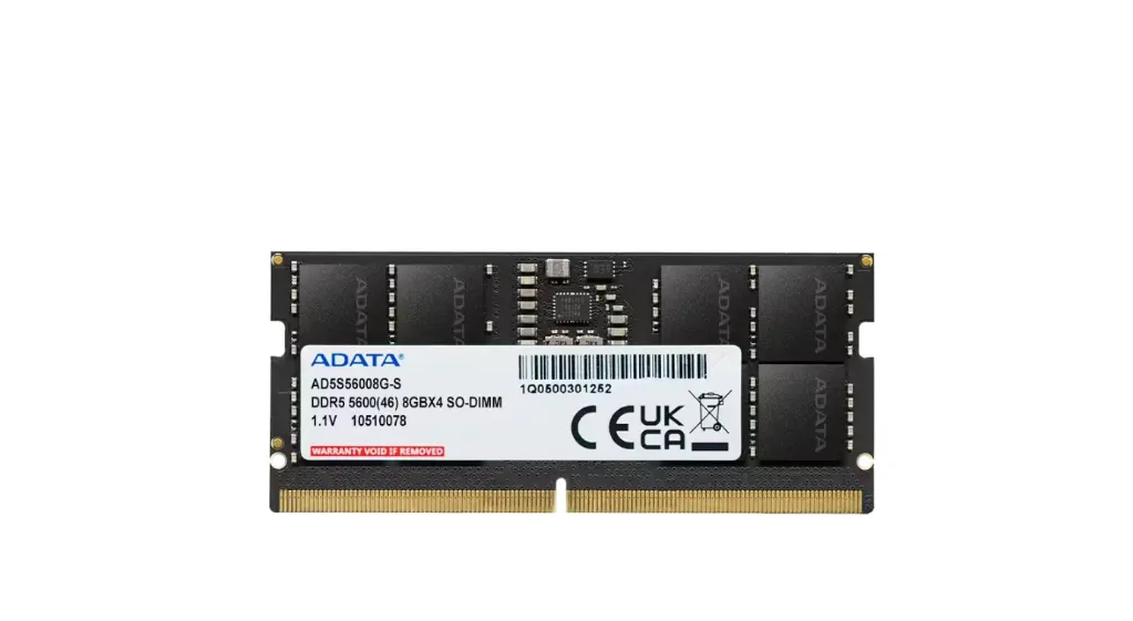 ADATA DDR5 5600 Laptop Memory (8 GB)